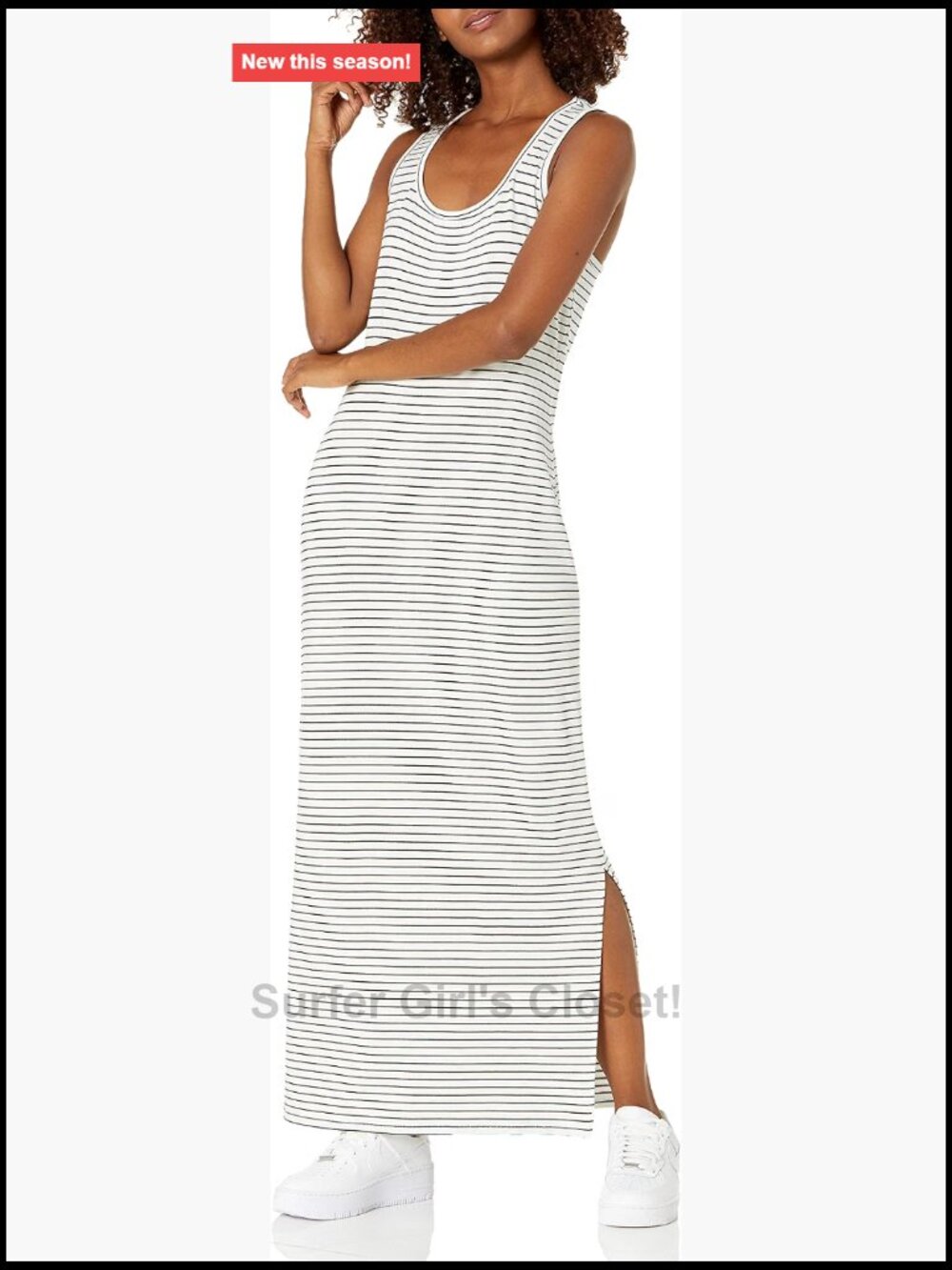 Supersoft Terry Racerback Maxi Dress - Sleeveless A-Line